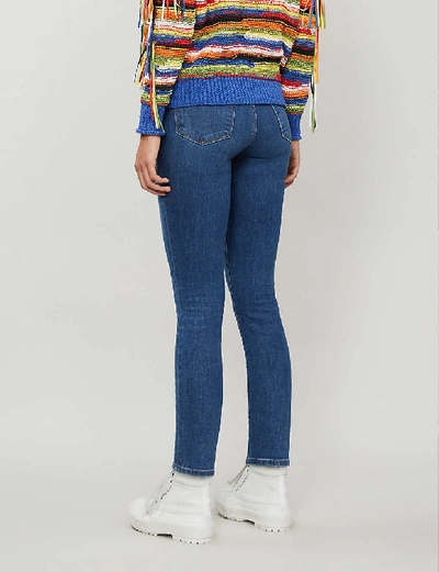 Shop J Brand Alana Cropped Skinny Mid-rise Jeans