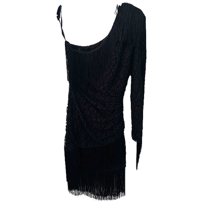 Pre-owned Dundas Black Cotton Dress