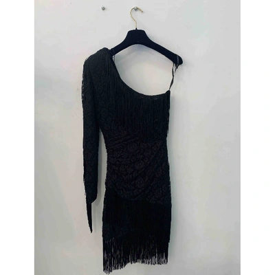 Pre-owned Dundas Black Cotton Dress