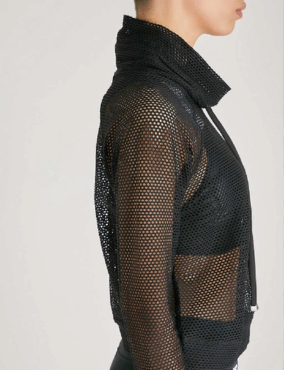 Shop Koral Pump Mesh Jumper In Black