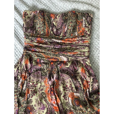 Pre-owned Ted Baker Multicolour Silk Dress
