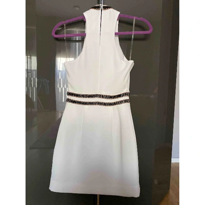 Pre-owned Sass & Bide Mini Dress In White