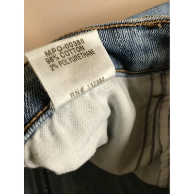 Pre-owned J Brand Slim Jeans In Blue