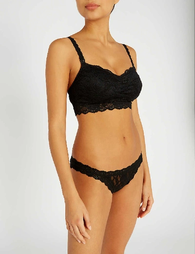 Shop Cosabella Never Say Never Mommie Lace Nursing Bra In Black