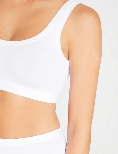 Hanro Touch Feeling Stretch-jersey Soft-cup Bra In White