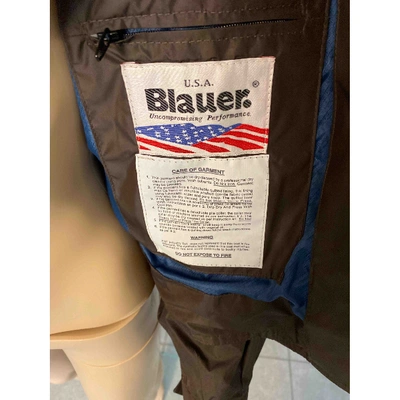 Pre-owned Blauer Jacket In Brown