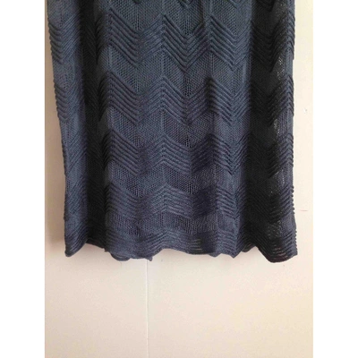 Pre-owned Giorgio Armani Maxi Skirt In Anthracite