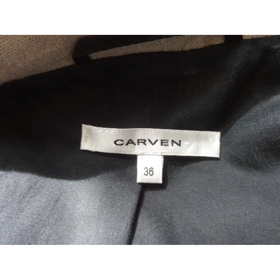 Pre-owned Carven Wool Jumper In Black