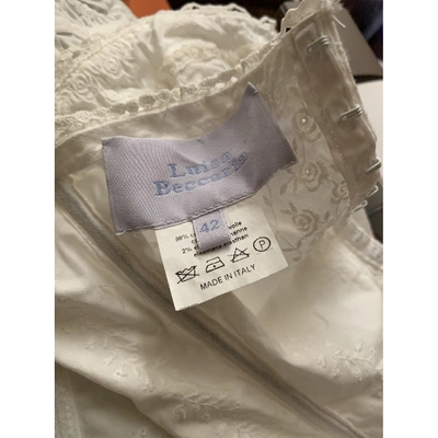 Pre-owned Luisa Beccaria White Cotton  Top