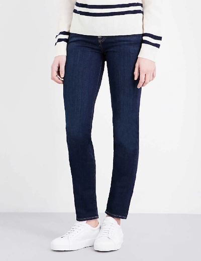 Shop 7 For All Mankind Roxanne Slim-fit Mid-rise Jeans