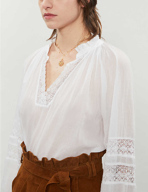 ba&sh quincy blouse