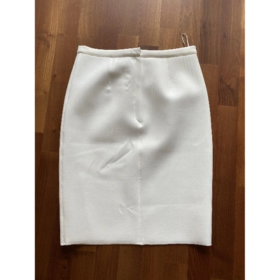 Pre-owned Lanvin White Skirt