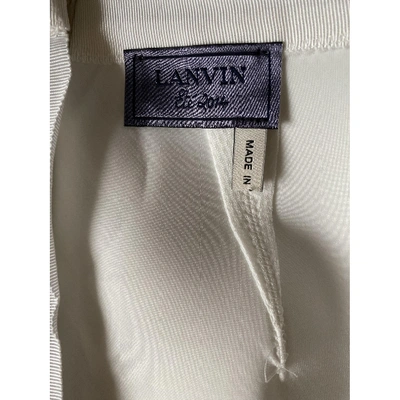 Pre-owned Lanvin White Skirt