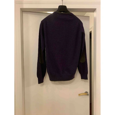 Pre-owned Cruciani Purple Cashmere Knitwear