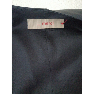 Pre-owned Merci Cardi Coat In Black