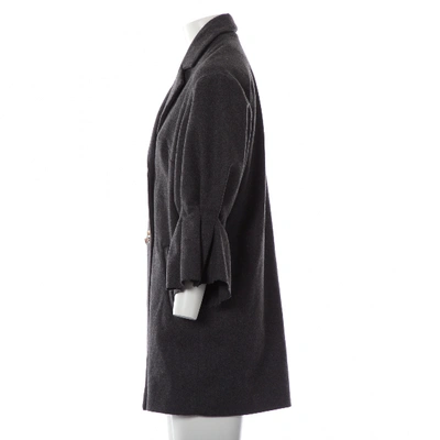Pre-owned Osman Wool Coat In Grey