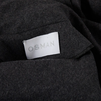Pre-owned Osman Wool Coat In Grey