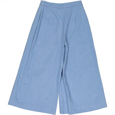Pre-owned Osman Trousers In Blue