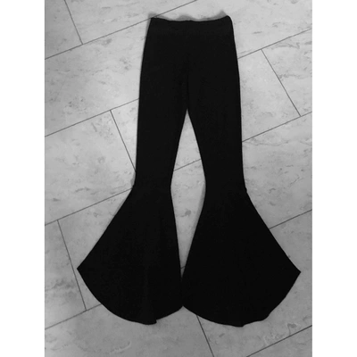 Pre-owned Lpa Trousers In Black