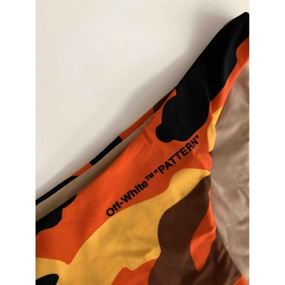 Pre-owned Off-white Orange Swimwear