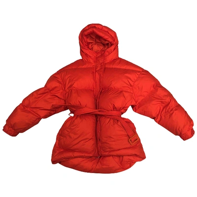 Pre-owned Ienki Ienki Puffer In Red