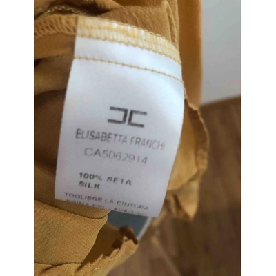 Pre-owned Elisabetta Franchi Silk Blouse In Other