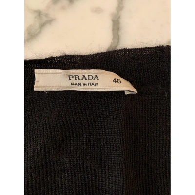 Pre-owned Prada Cashmere Jumper In Black