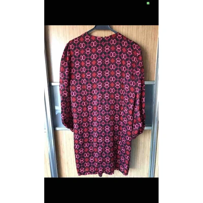 Pre-owned Gucci Silk Dress In Pattern