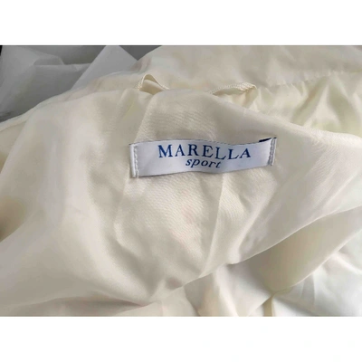 Pre-owned Marella Puffer In White