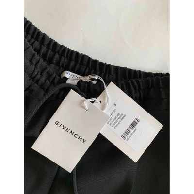 Pre-owned Givenchy Black Viscose Shorts