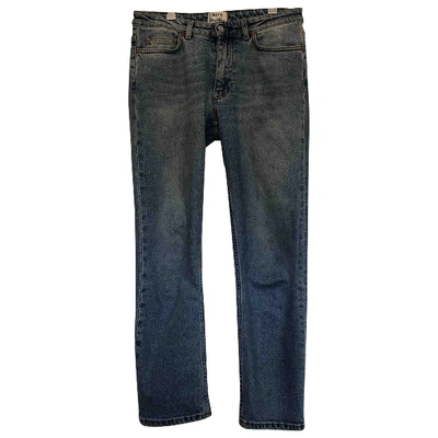 Pre-owned Acne Studios Pop Straight Jeans In Blue