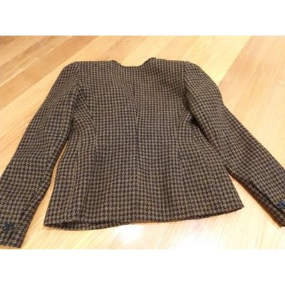 Pre-owned Isabel Marant Étoile Wool Short Waistcoat In Brown