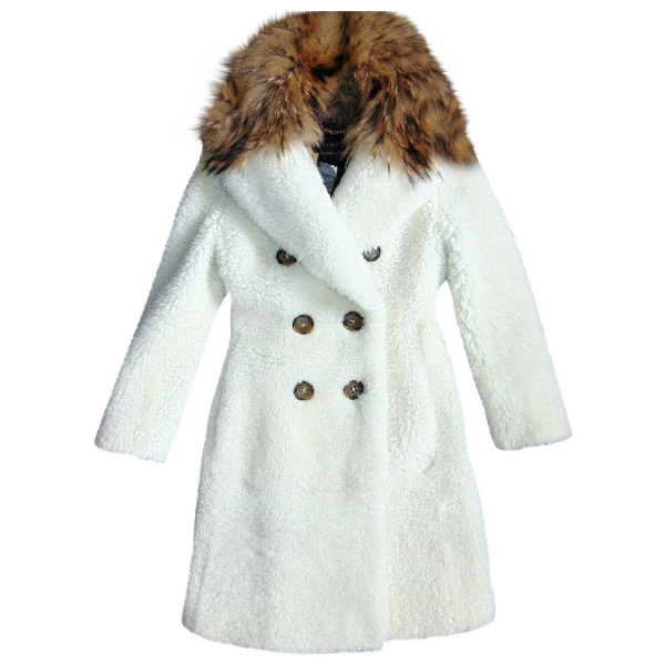 burberry coat white