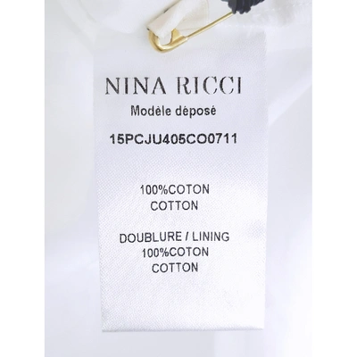 Pre-owned Nina Ricci Mini Skirt In White