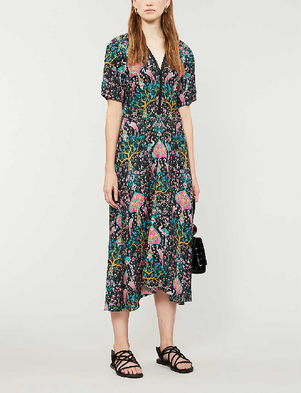 sandro floral dress