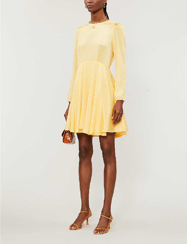 maje yellow dress