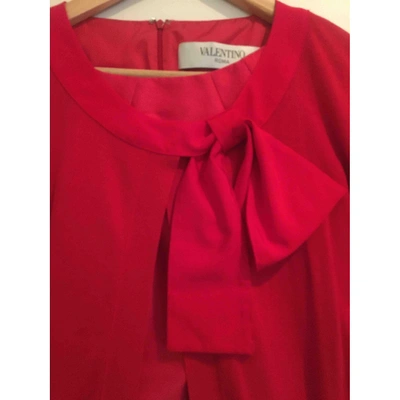 Pre-owned Valentino Mid-length Dress In Red