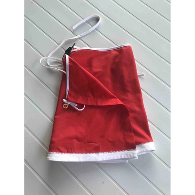 Pre-owned Fendi Mini Skirt In Red