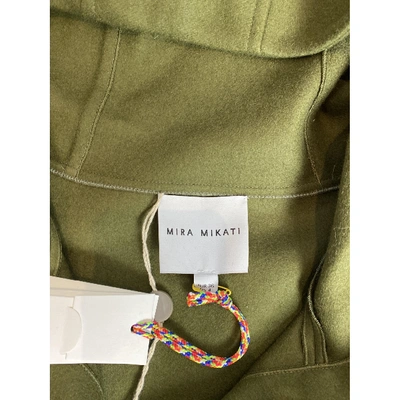 Pre-owned Mira Mikati Khaki Wool Coat