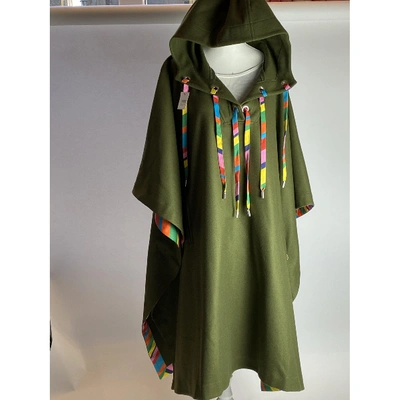 Pre-owned Mira Mikati Khaki Wool Coat