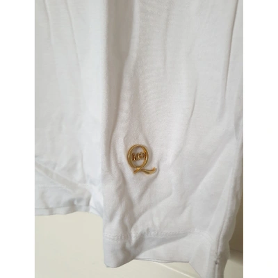 Pre-owned Mcq By Alexander Mcqueen White Cotton Top