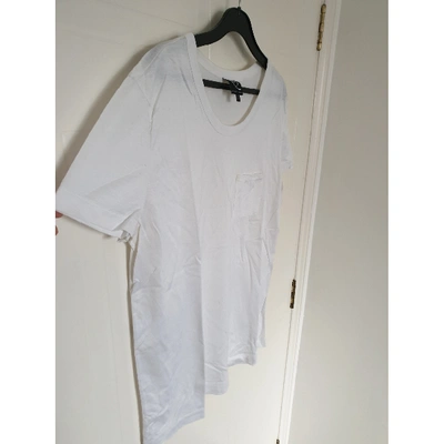 Pre-owned Mcq By Alexander Mcqueen White Cotton Top