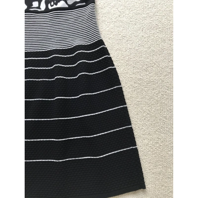 Pre-owned Marc Cain Mid-length Dress In Black