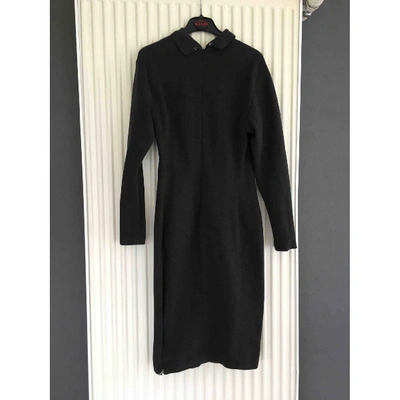 Pre-owned Lacoste Mid-length Dress In Grey