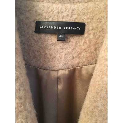Pre-owned Alexander Terekhov Camel Wool Coat