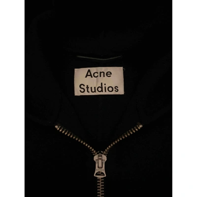 Pre-owned Acne Studios Wool Coat In Black