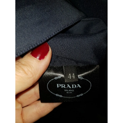 Pre-owned Prada Navy Cotton Top