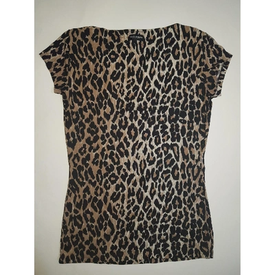 Pre-owned Dolce & Gabbana Camel  Top