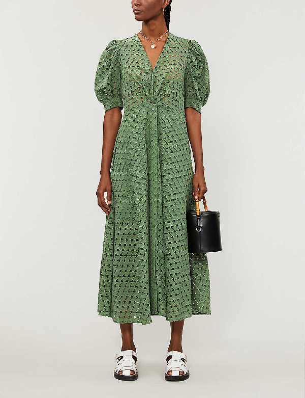 sandro green dress