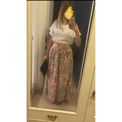 Pre-owned Paul & Joe Silk Skirt